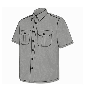 Fashion sewing patterns for UNIFORMS Shirts